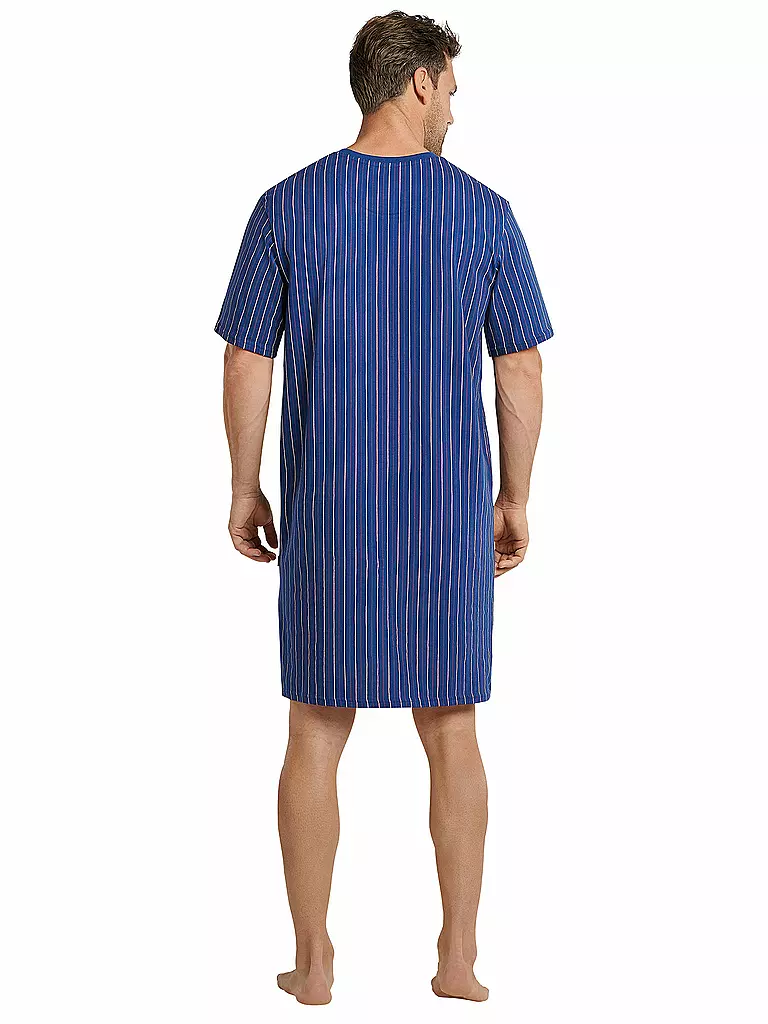 SCHIESSER | Herren Nachthemd | blau