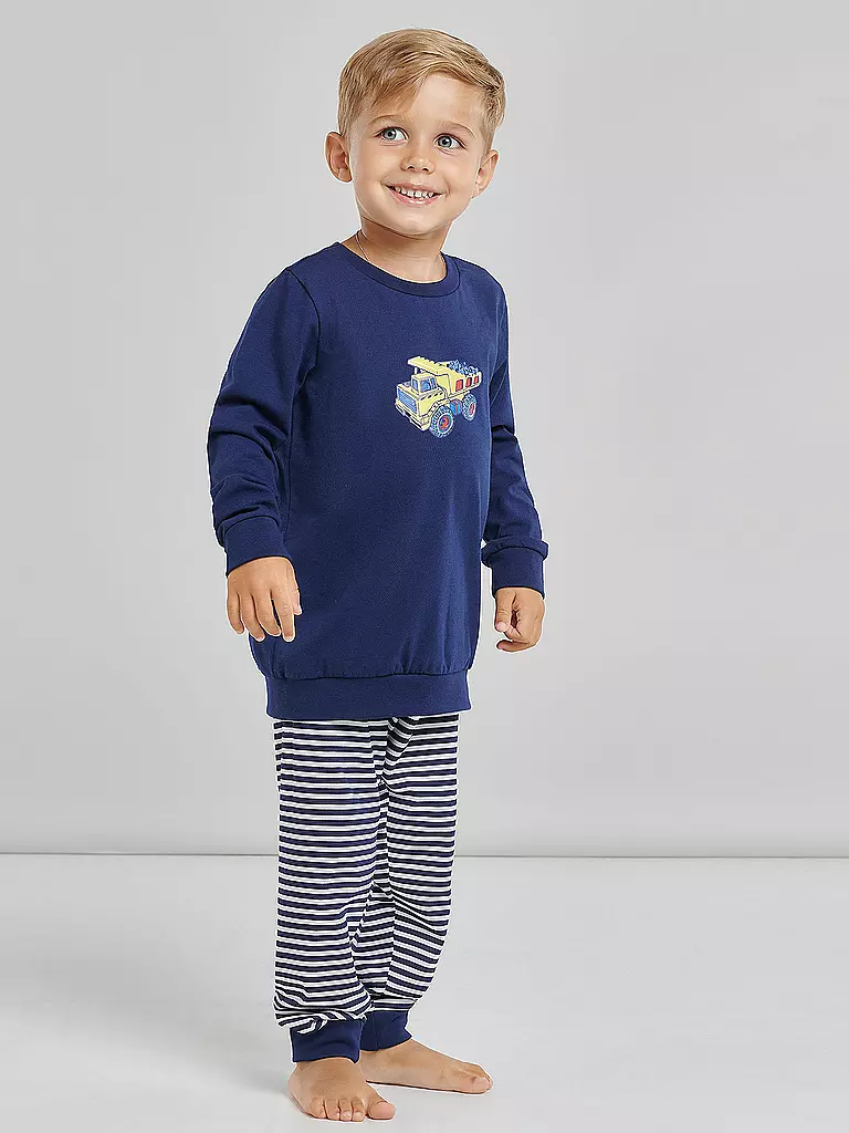 SCHIESSER | Jungen Pyjama  | blau