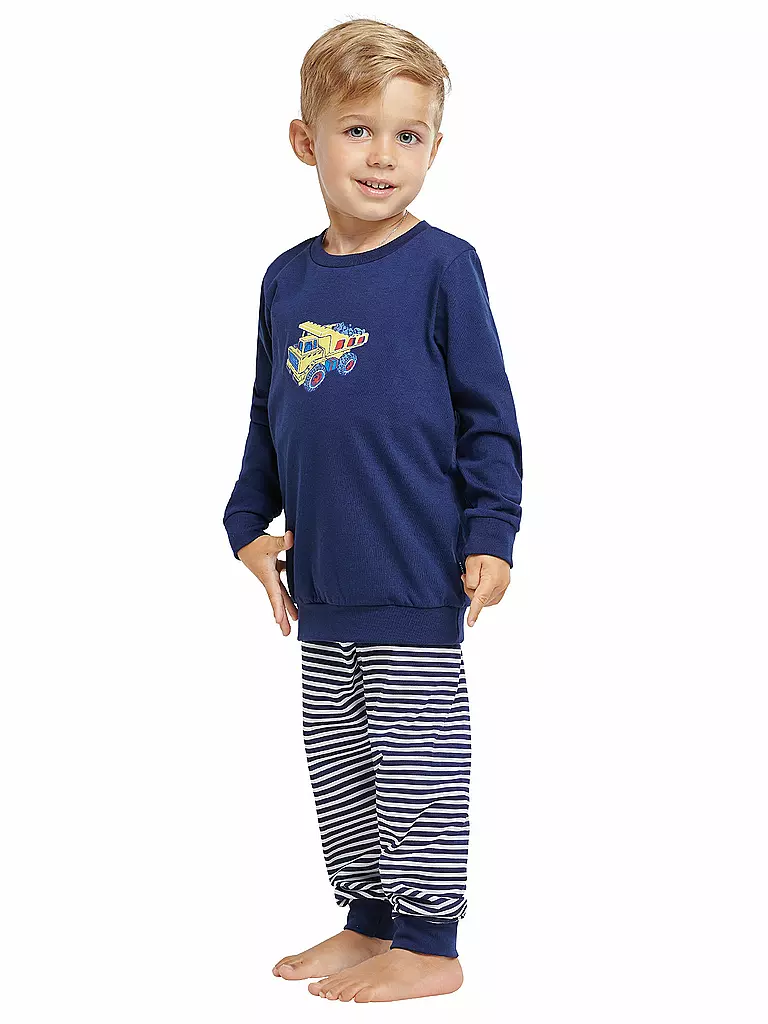 SCHIESSER | Jungen Pyjama  | blau