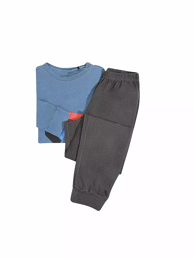 SCHIESSER | Jungen Pyjama | blau