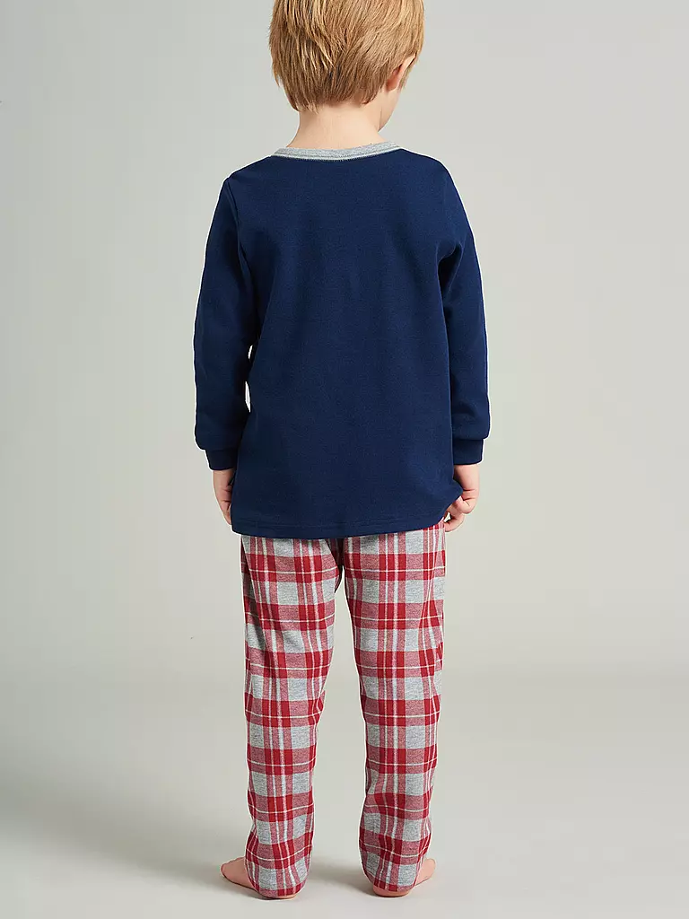 SCHIESSER | Jungen Pyjama | blau
