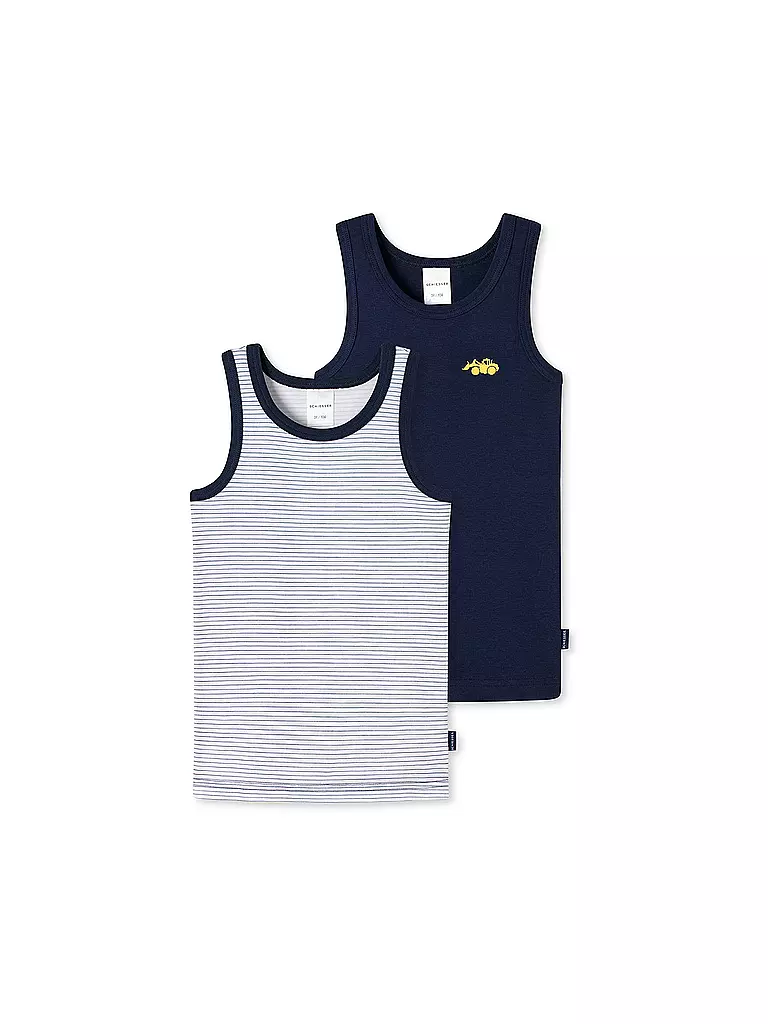 SCHIESSER | Jungen Tank Top 2er Pkg | blau