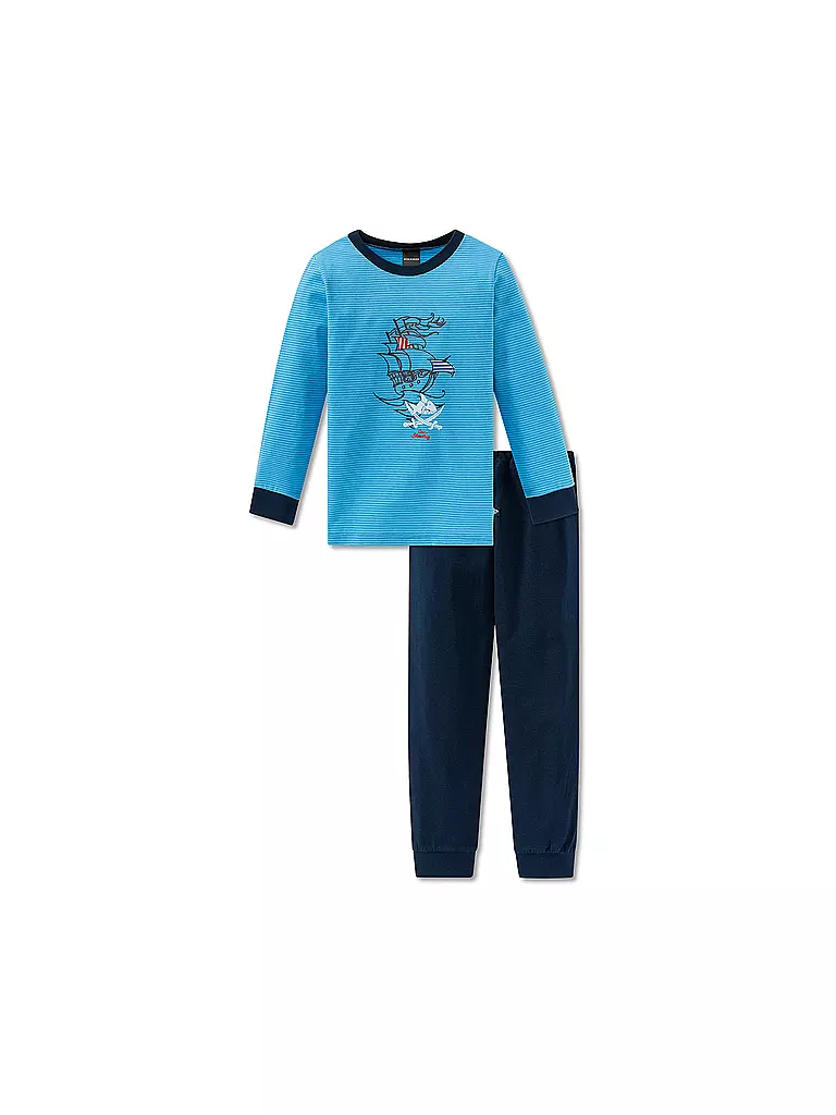 SCHIESSER | Jungen-Pyjama "Capt´n Sharky" | blau