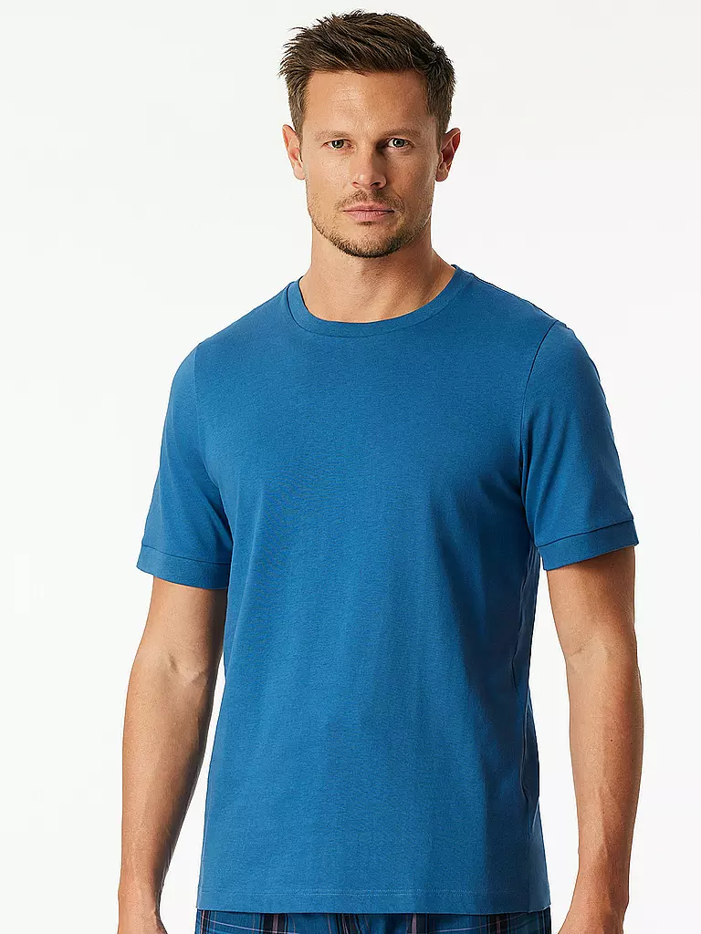 SCHIESSER | Loungewear Shirt | blau