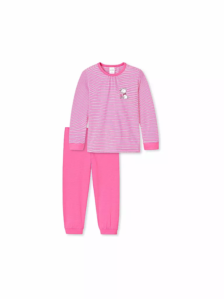 SCHIESSER | Mädchen-Pyjama "Mini Stripes" | pink
