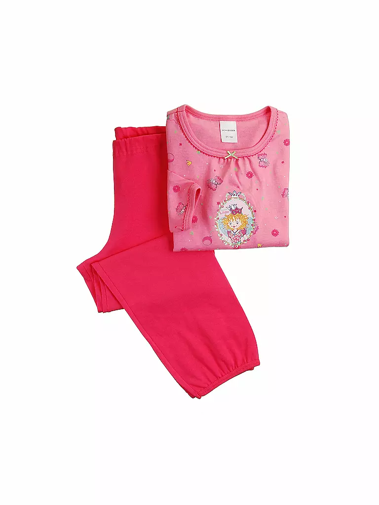 SCHIESSER | Mädchen-Pyjama 2-tlg  "Prinzessin Lillifee" | rosa