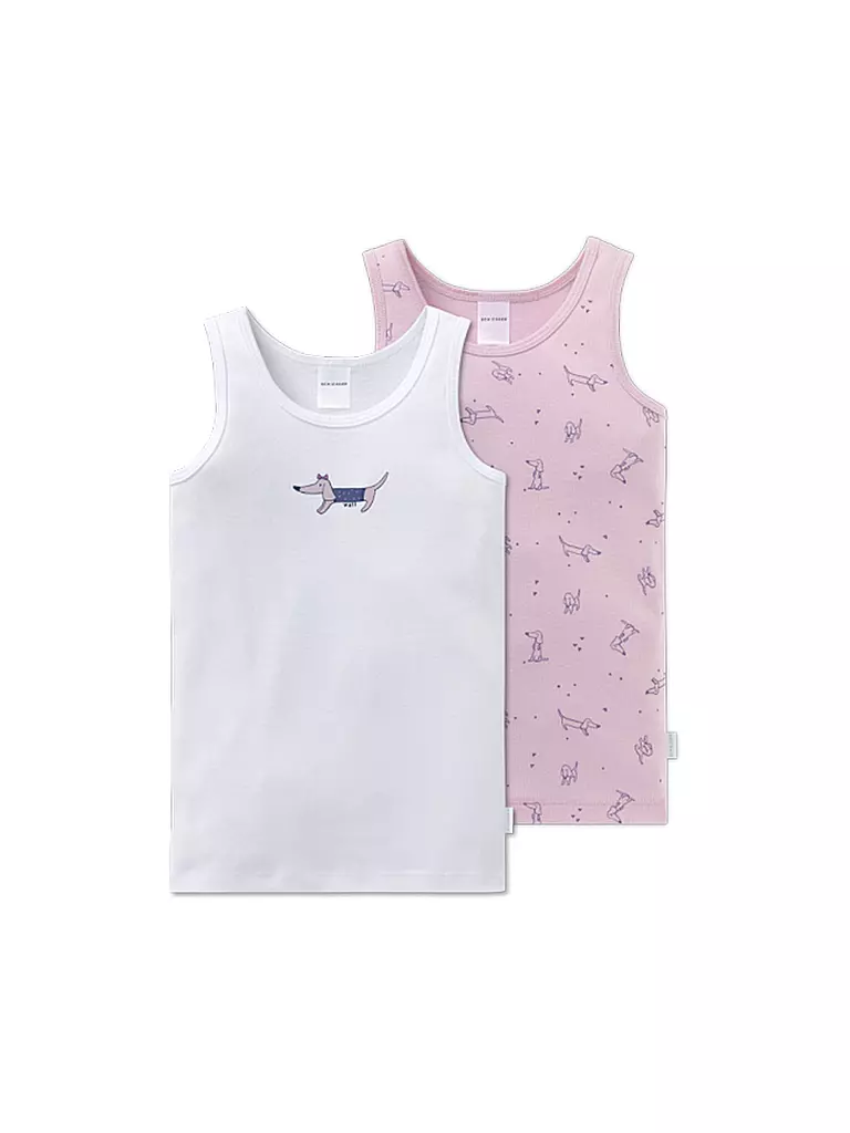 SCHIESSER | Mädchen-Top 2-er Pkg. "Puppy Love" | 