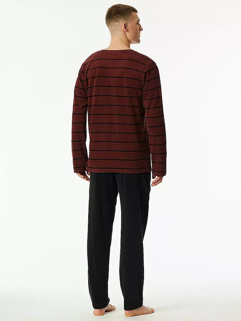 SCHIESSER | Pyjama  | dunkelrot