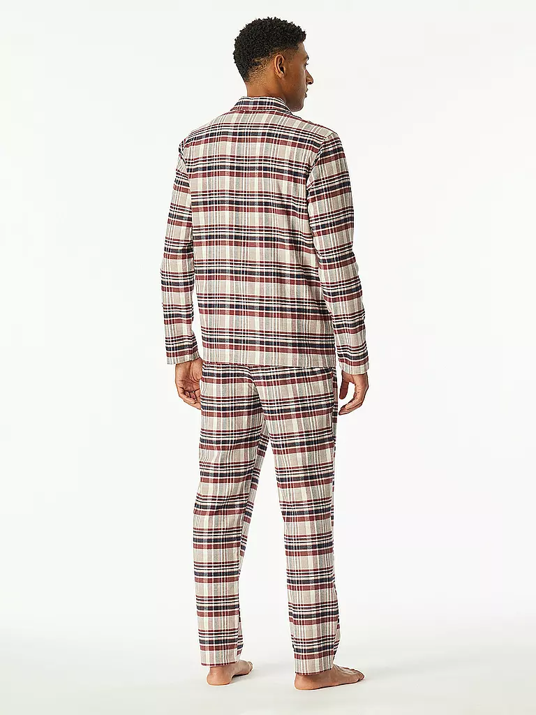 SCHIESSER | Pyjama  | Dunkelrot