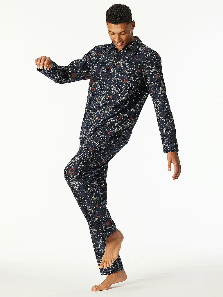 SCHIESSER | Pyjama  | Blau