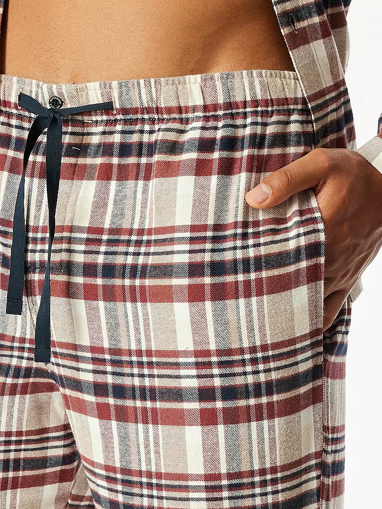 SCHIESSER | Pyjama  | Dunkelrot