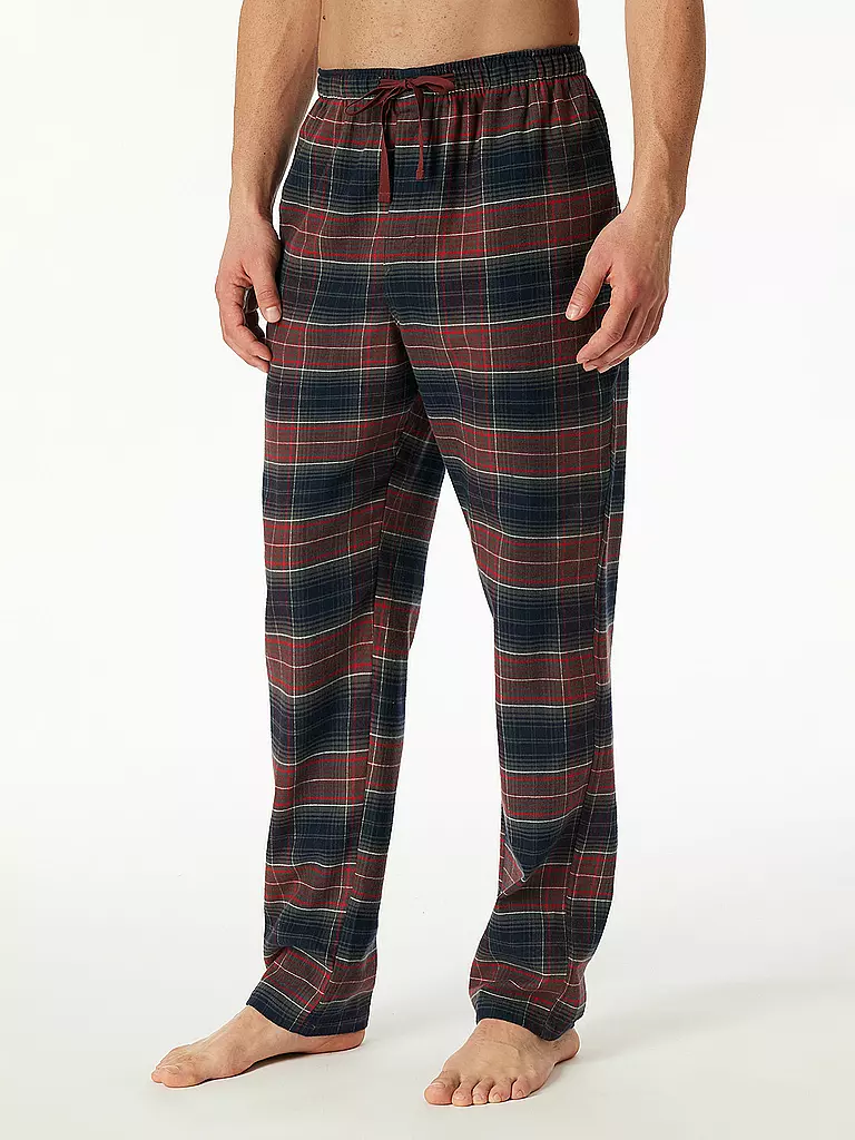 SCHIESSER | Pyjama Hose | blau