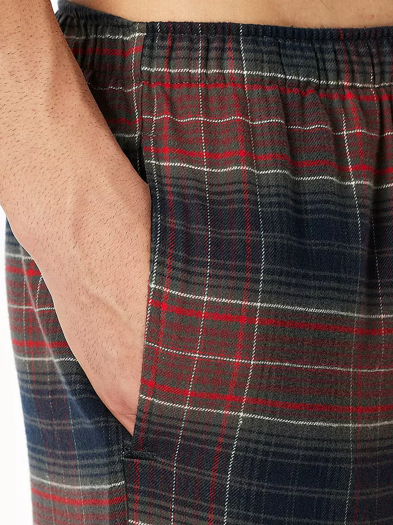 SCHIESSER | Pyjama Hose | blau