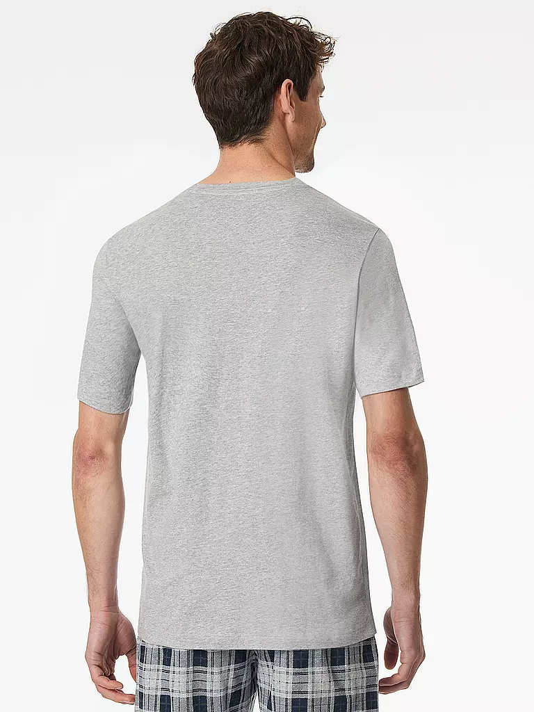 SCHIESSER | Pyjama Shirt | blau