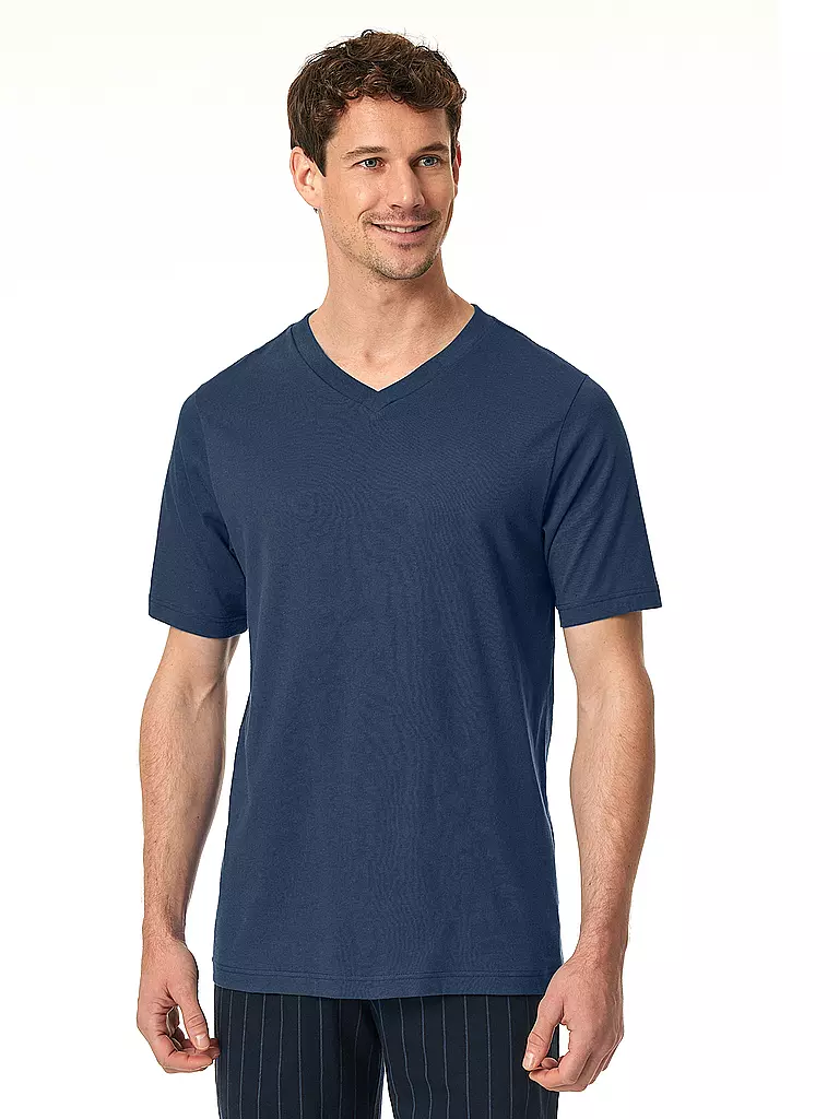SCHIESSER | Pyjama T-Shirt MIX + RELAX | olive