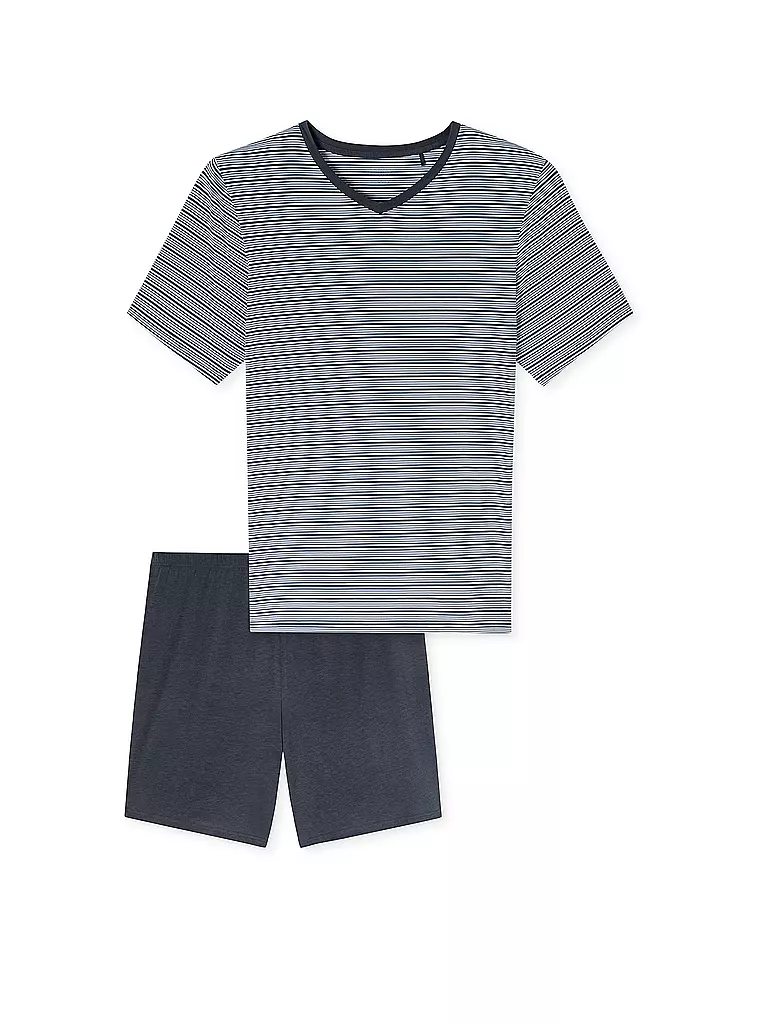 SCHIESSER | Pyjama | grau