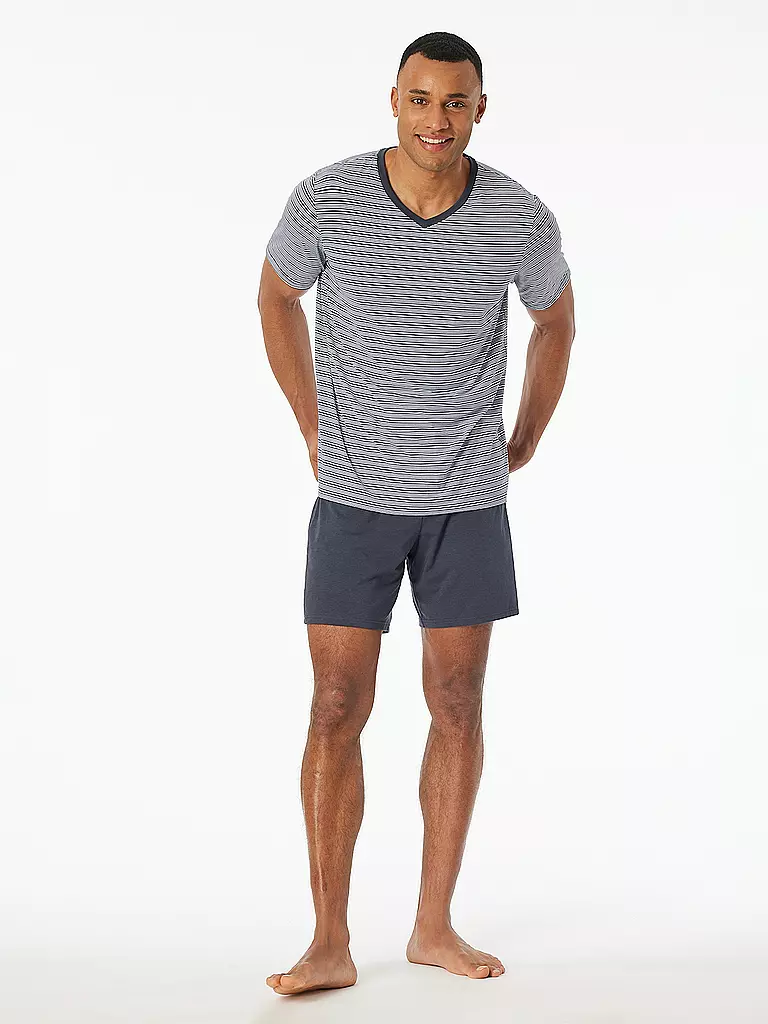 SCHIESSER | Pyjama | grau
