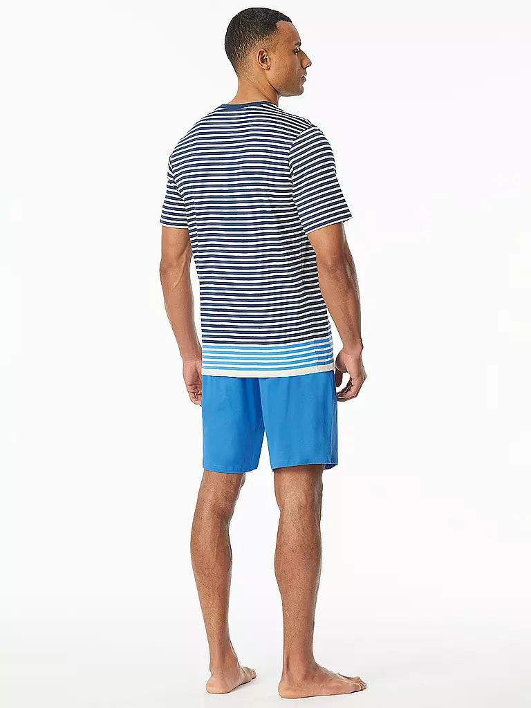 SCHIESSER | Pyjama | blau