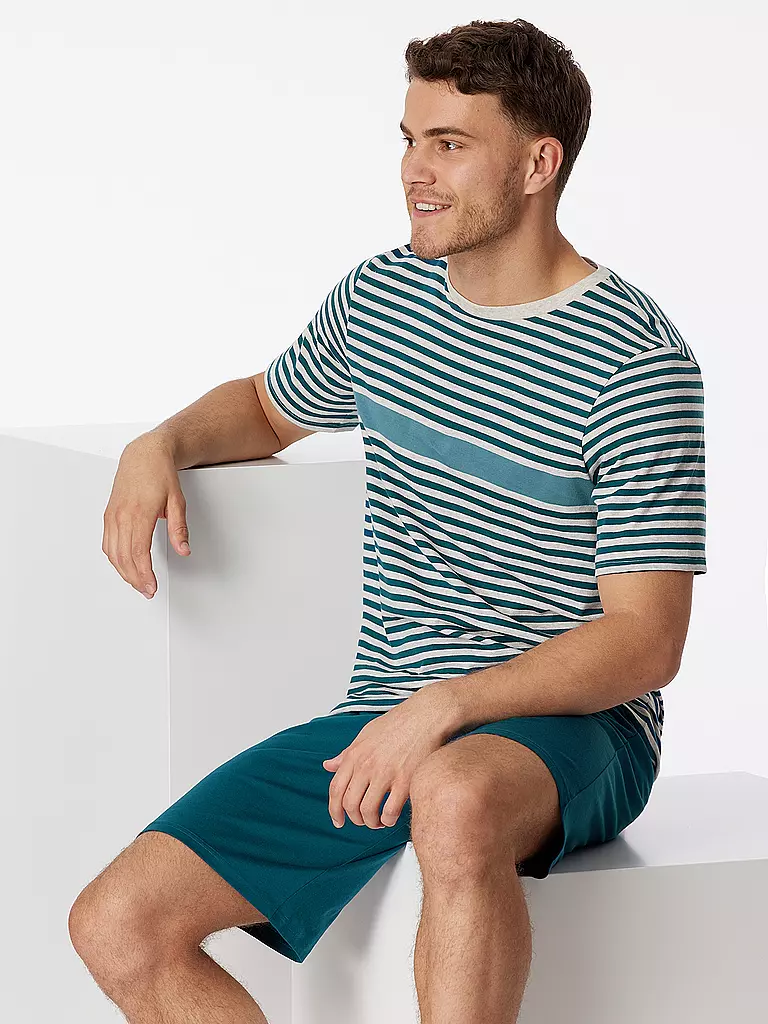 SCHIESSER | Pyjama | petrol