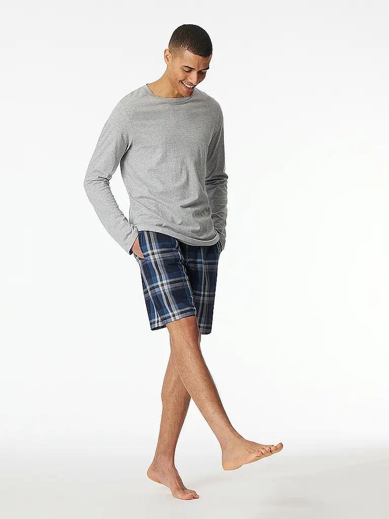 SCHIESSER | Pyjamashorts  | Blau
