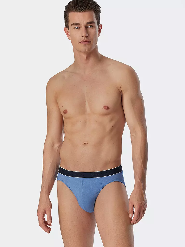 SCHIESSER | Rio Slip aqua | blau