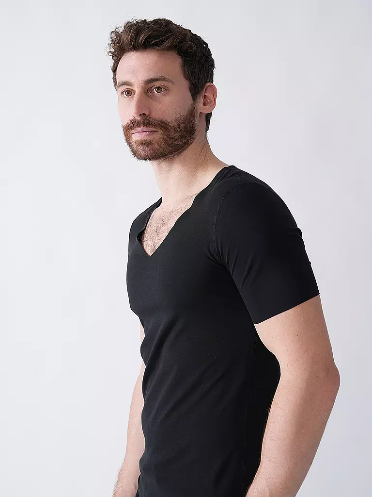 SCHIESSER | Shirt | schwarz