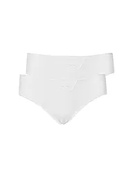 SCHIESSER | Tai Slips "Cotton Essentials" 2-er Pkg. (Schwarz) | weiss