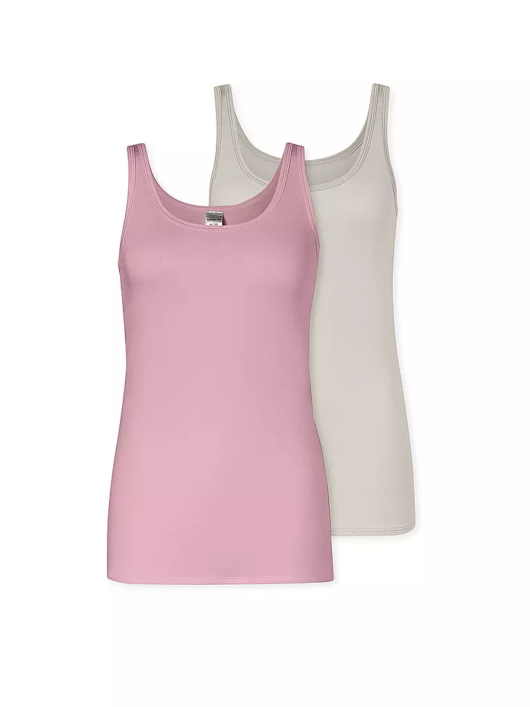 SCHIESSER | Top 2er Pkg.  | rosa