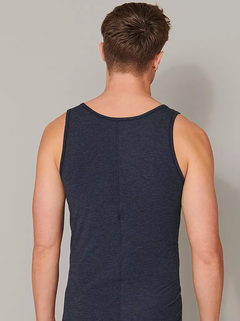 SCHIESSER | Trägershirt - Unterhemd  "Personal Fit" | blau
