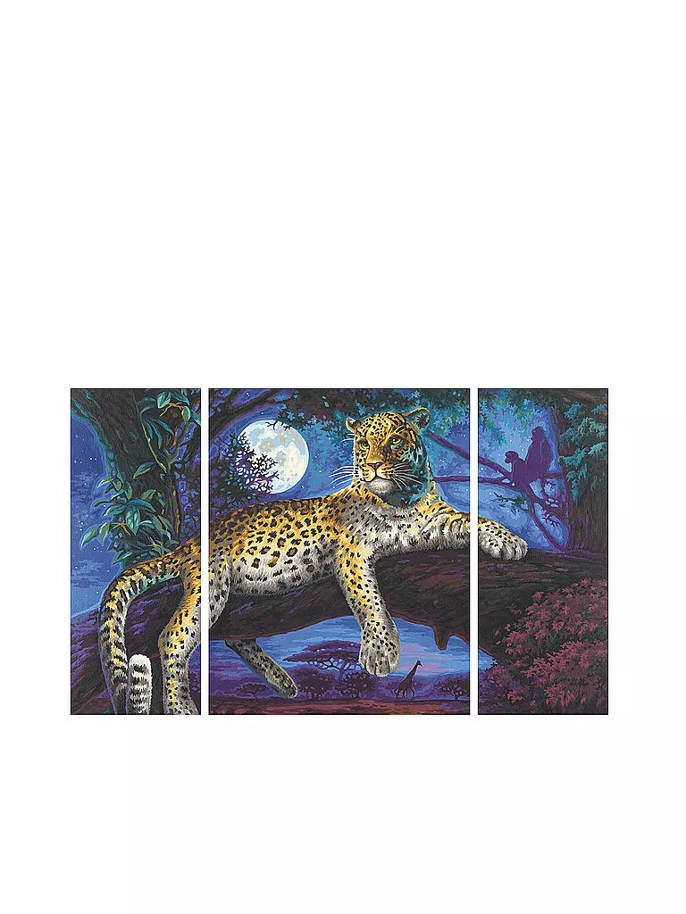 SCHIPPER | Malen nach Zahlen - Jäger in der Nacht Leopard | keine Farbe