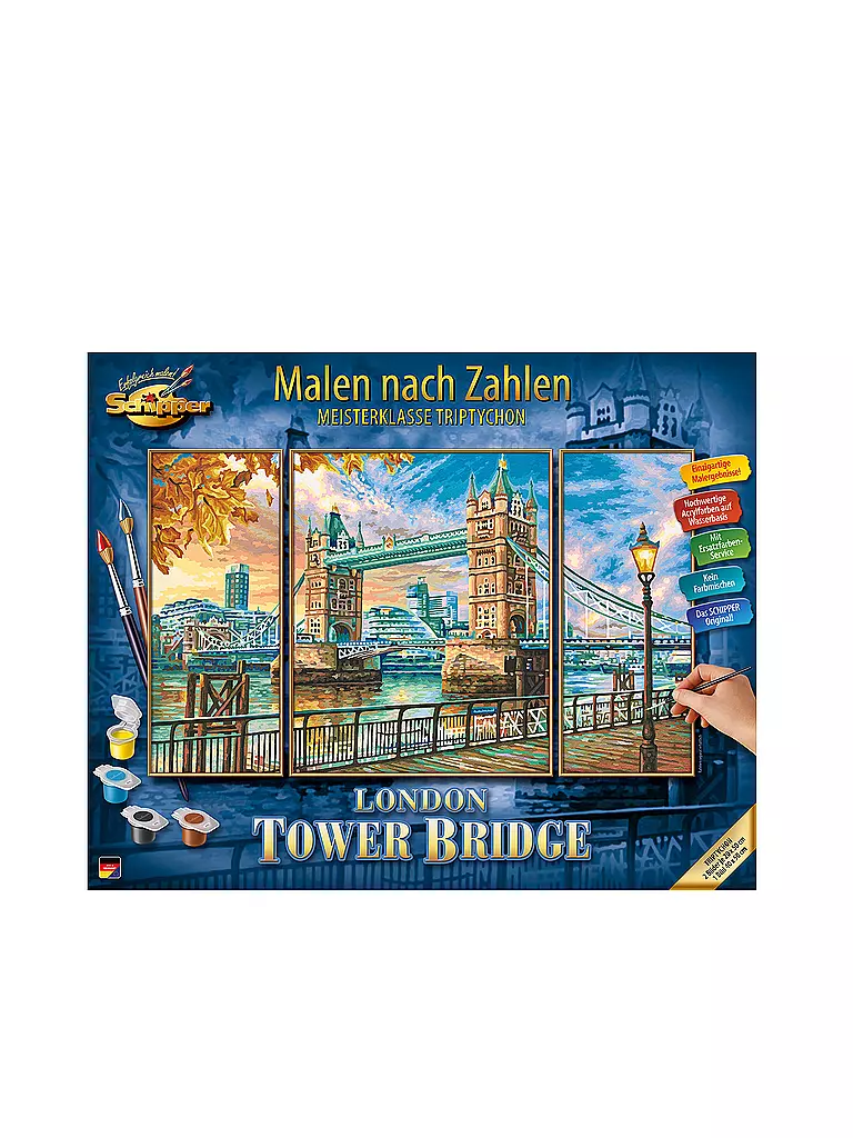 SCHIPPER | Malen nach Zahlen - London Tower Bridge | keine Farbe