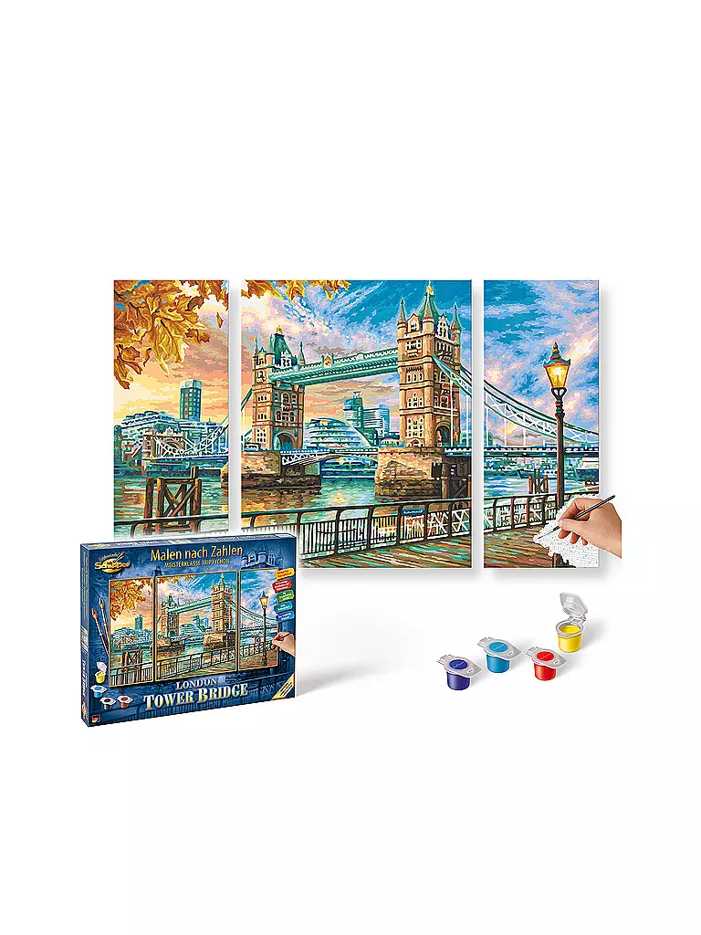 SCHIPPER | Malen nach Zahlen - London Tower Bridge | keine Farbe