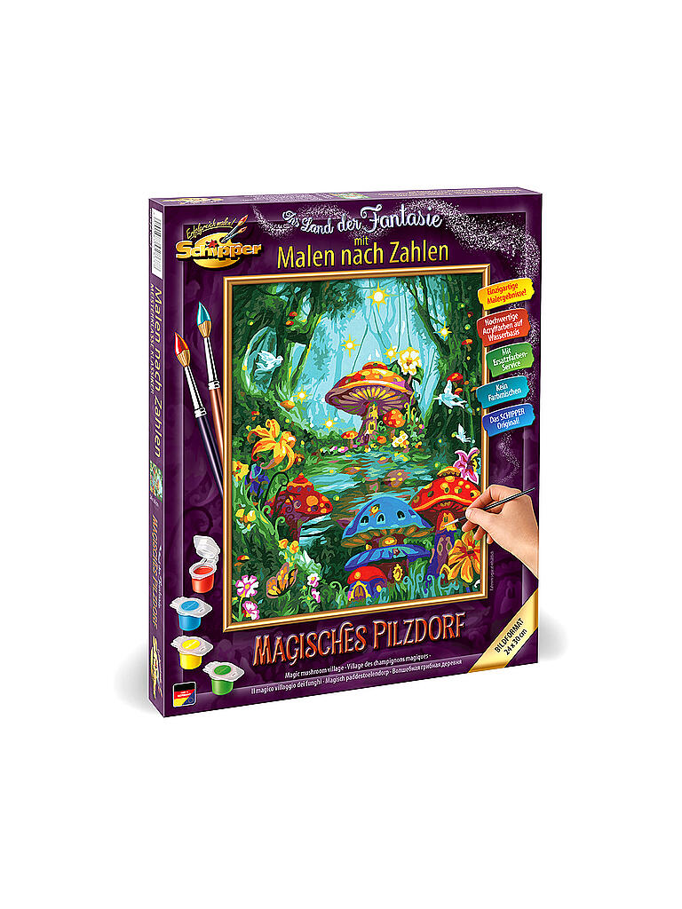 SCHIPPER Malen nach Zahlen - Magisches Pilzdorf keine Farbe
