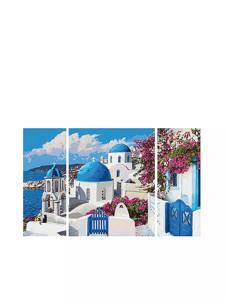 SCHIPPER | Malen nach Zahlen - Santorin | keine Farbe
