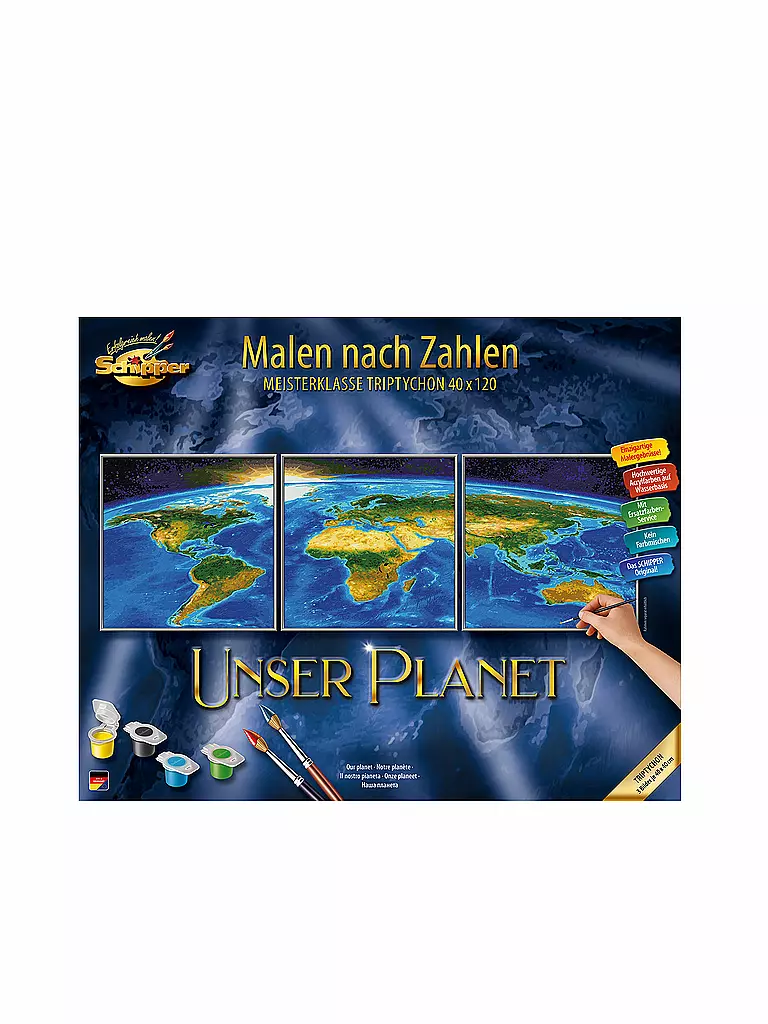 SCHIPPER | Malen nach Zahlen - Unser Planet | keine Farbe