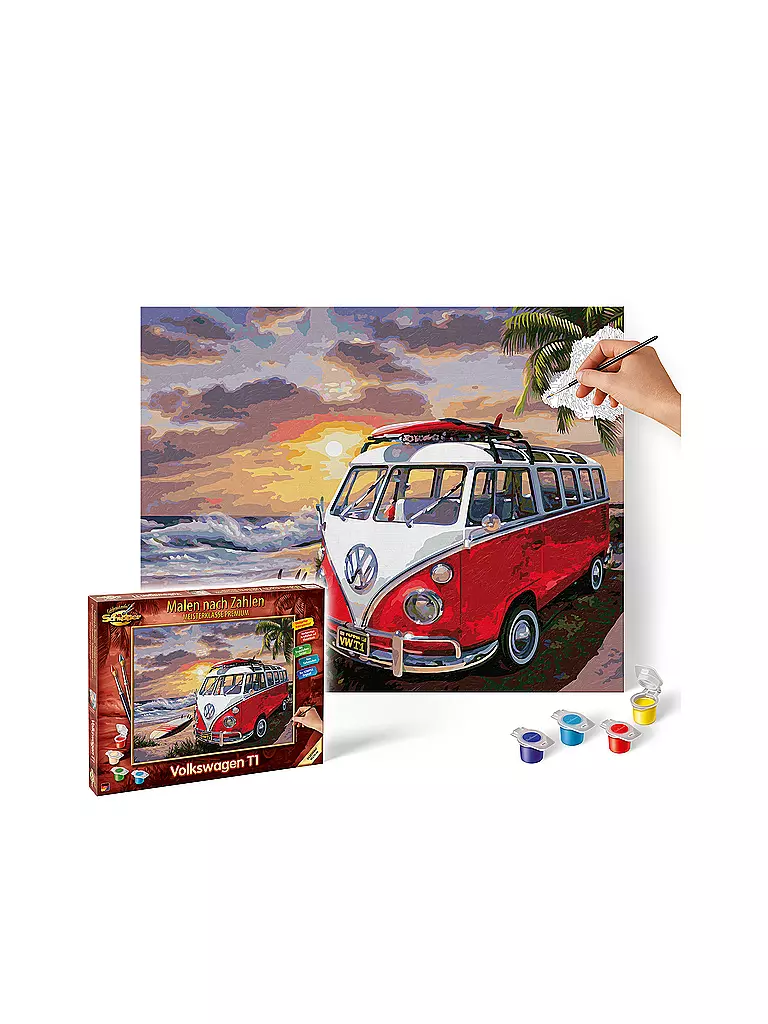 SCHIPPER | Malen nach Zahlen - Volkswagen T1 | keine Farbe