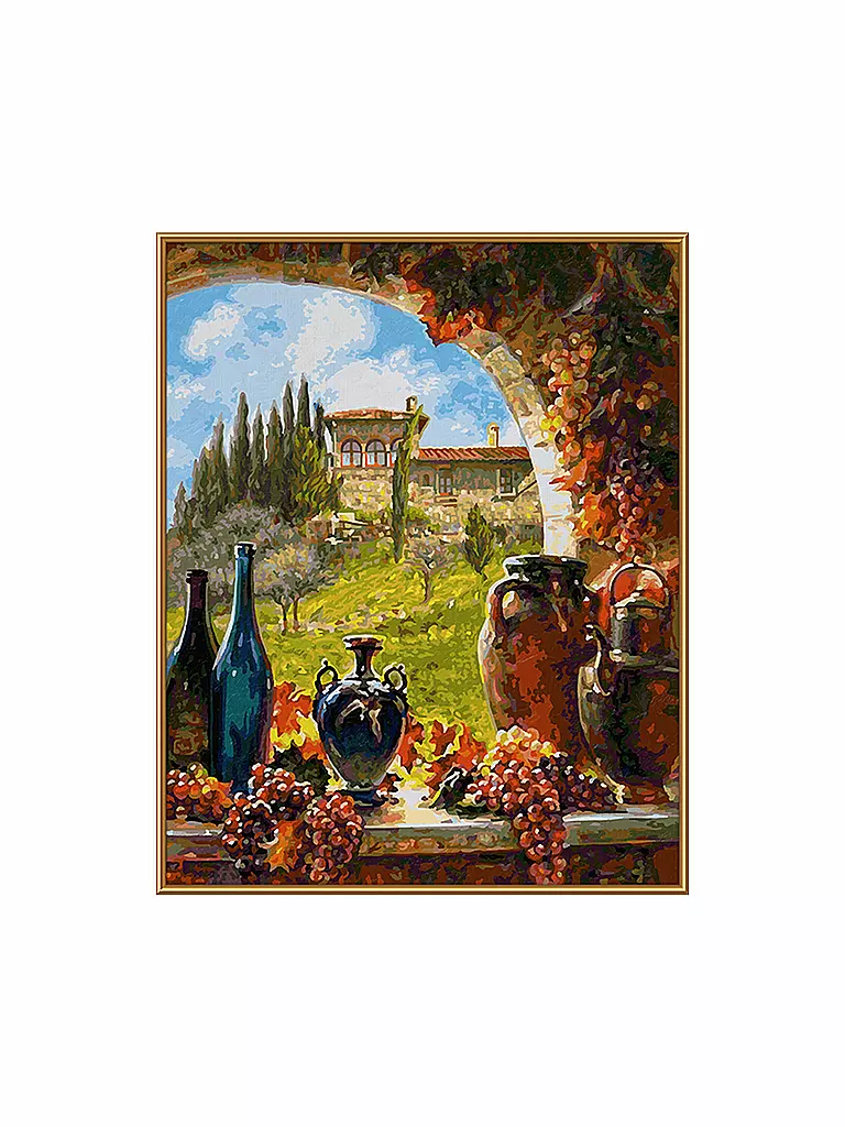 SCHIPPER | Malen nach Zahlen - Wein aus der Toskana | keine Farbe