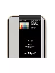 SCHLAFGUT | Jersey Spannleintuch PURE 90x200cm Grey Light S  | hellgrau