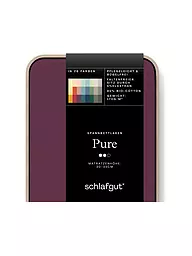 SCHLAFGUT | Jersey Spannleintuch PURE 90x200cm Grey Light S  | beere