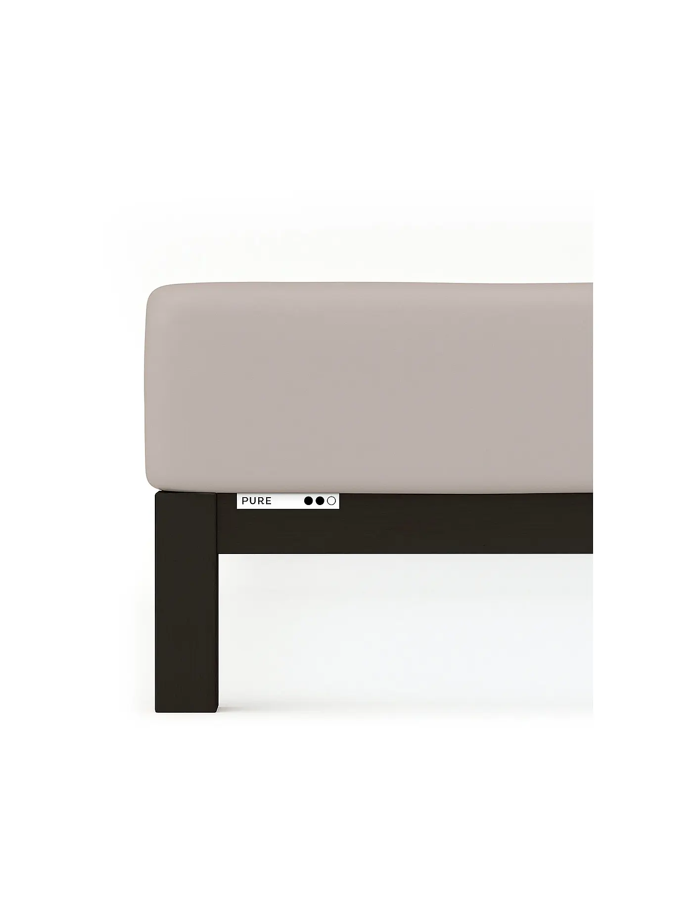 SCHLAFGUT | Jersey Spannleintuch PURE 90x200cm Sand Mid S  | beige