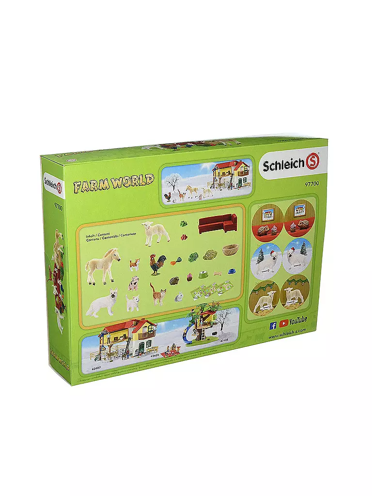 SCHLEICH | Adventskalender Farm World 2018  | transparent