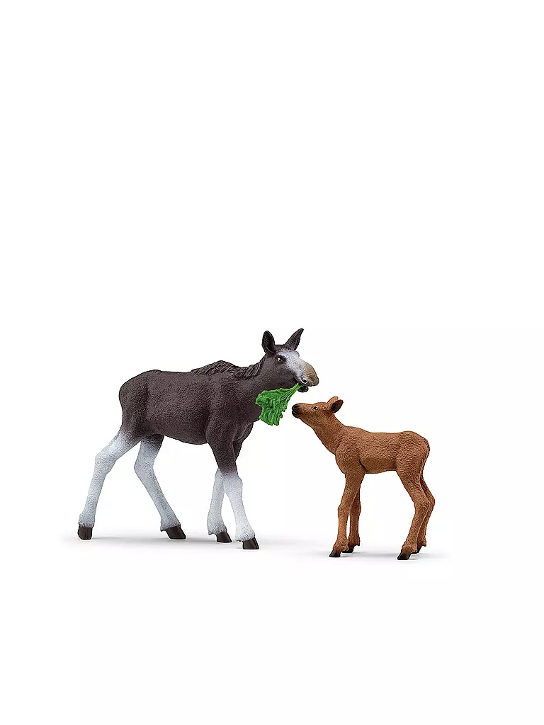 SCHLEICH | Elchkuh mit Kalb | keine Farbe