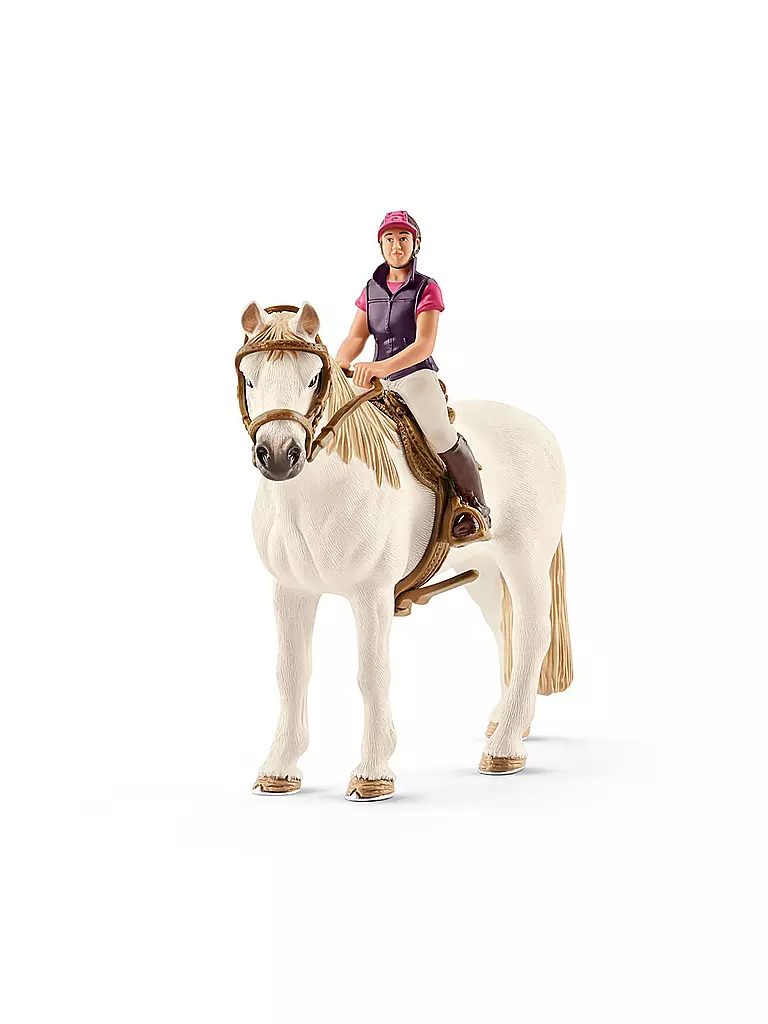 SCHLEICH | Freizeitreiterin mit Pferd 42359 | transparent