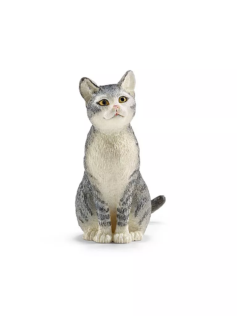 SCHLEICH | Katze sitzend "Farm World" 13771 | keine Farbe