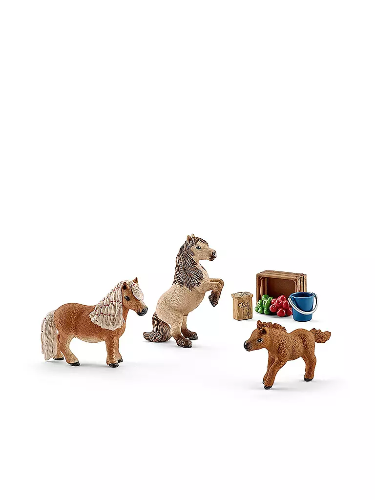 SCHLEICH | Mini Shetty Familie "Horse Club" 41432 | transparent