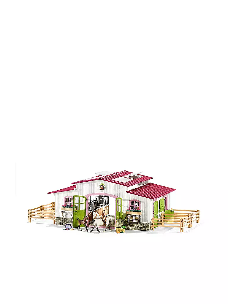 SCHLEICH | Reiterhof mit Reiterin und Pferden "Horse Club" 42344 | keine Farbe