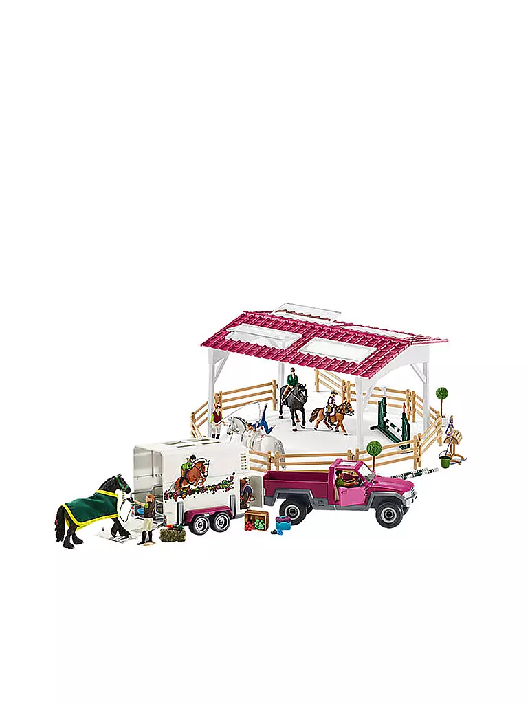 SCHLEICH | Reitschule mit Pick Up und Anhänger | keine Farbe