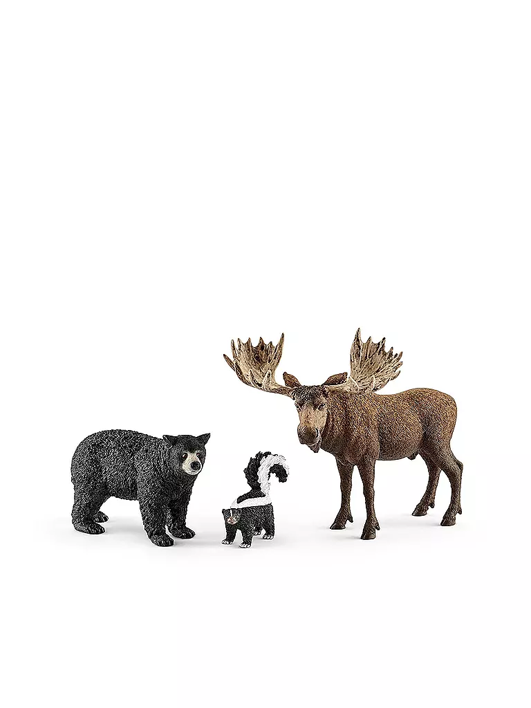 SCHLEICH | Waldbewohner Nordamerikas "Wild Life" 41456 | transparent