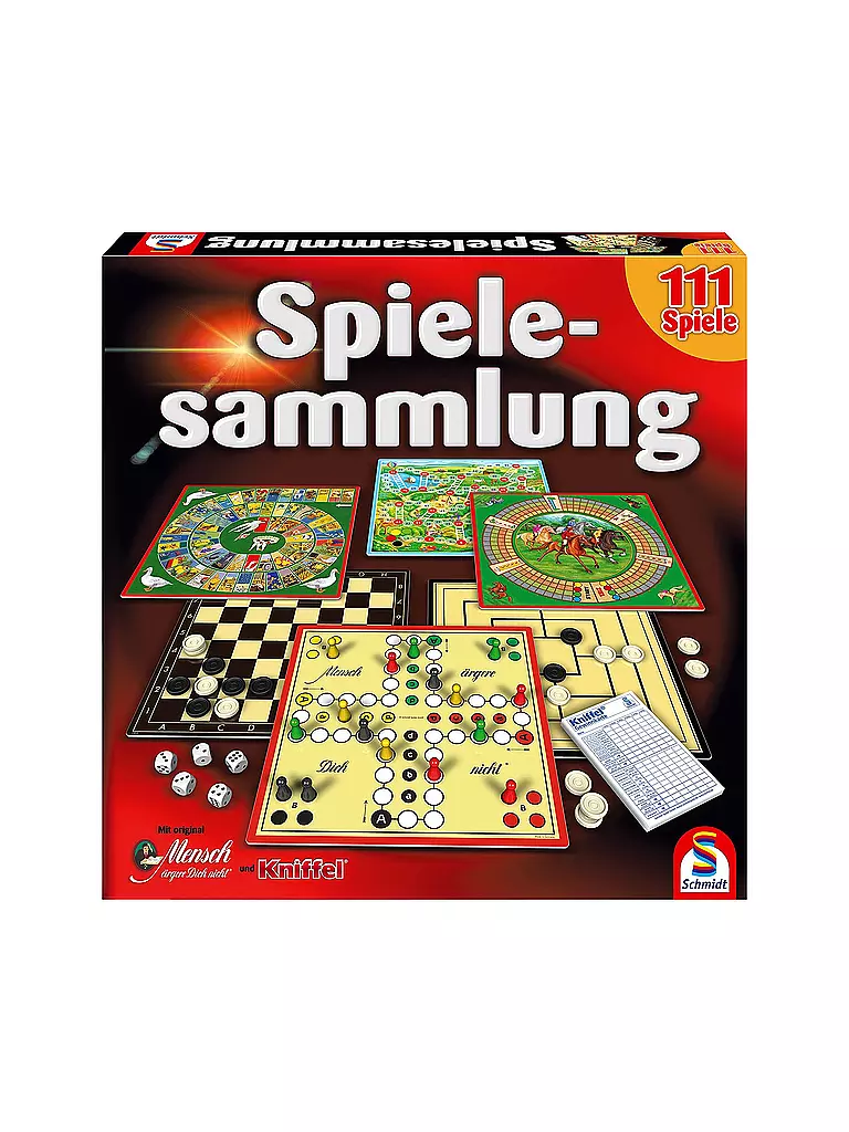 SCHMIDT-SPIELE | 111er Spielesammlung | keine Farbe