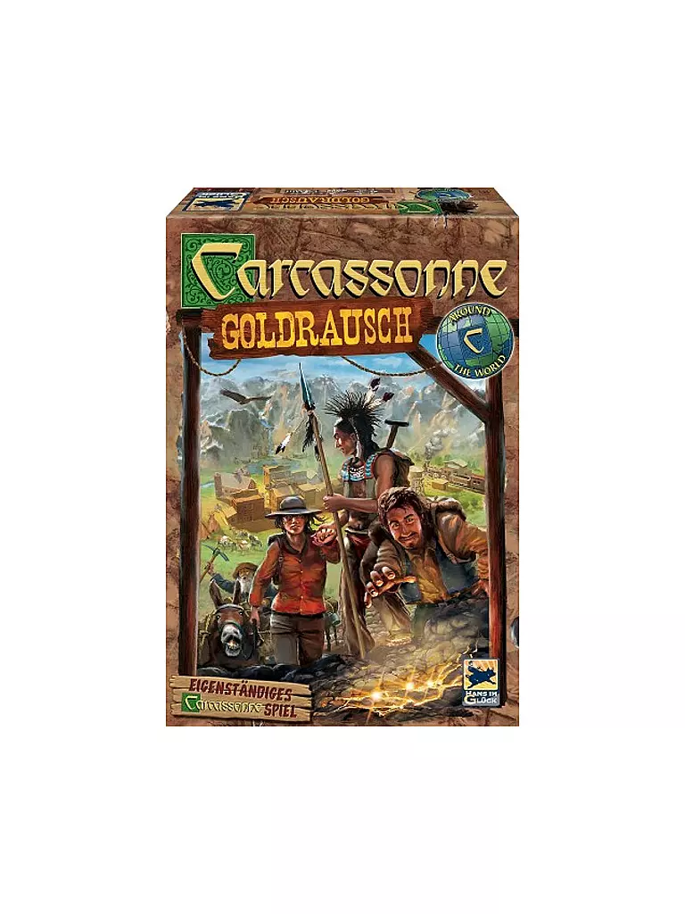 SCHMIDT-SPIELE | Carcassonne Goldrausch | transparent